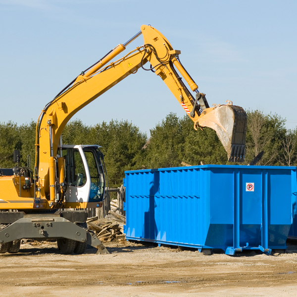 are there any restrictions on where a residential dumpster can be placed in Sioux County Nebraska